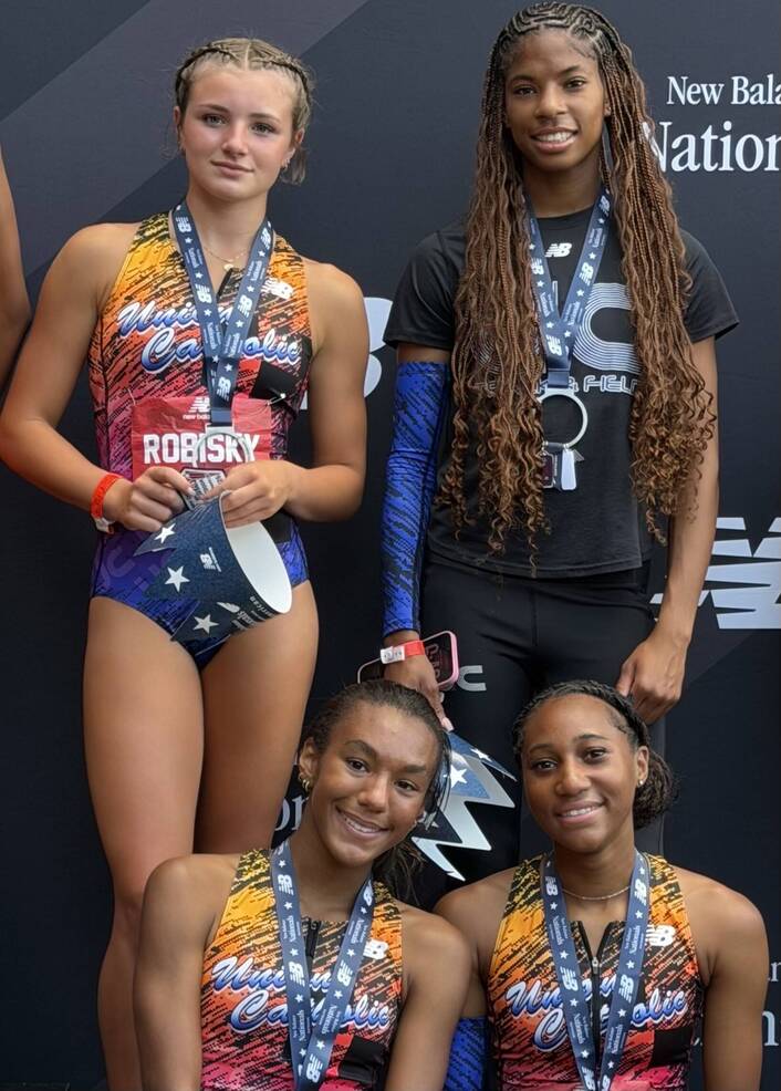 Union Catholic Girls Break State Relay Record in Scotch Plains, NJ