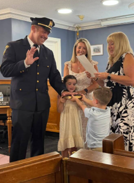 Kenilworth Police Department Promotes Sean Kaverick