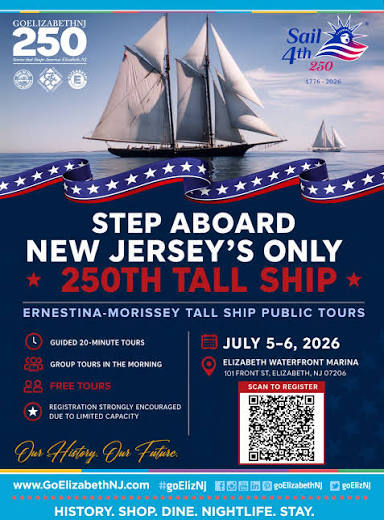 Elizabeth Gets a Historic Tall Ship—This Weekend