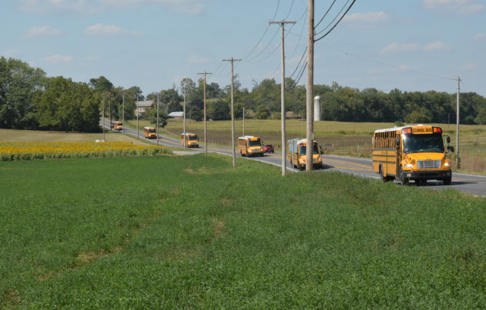 Franklin Elementary School in Westfield Opens Horseshoe Driveway and Introduces New Traffic Pattern