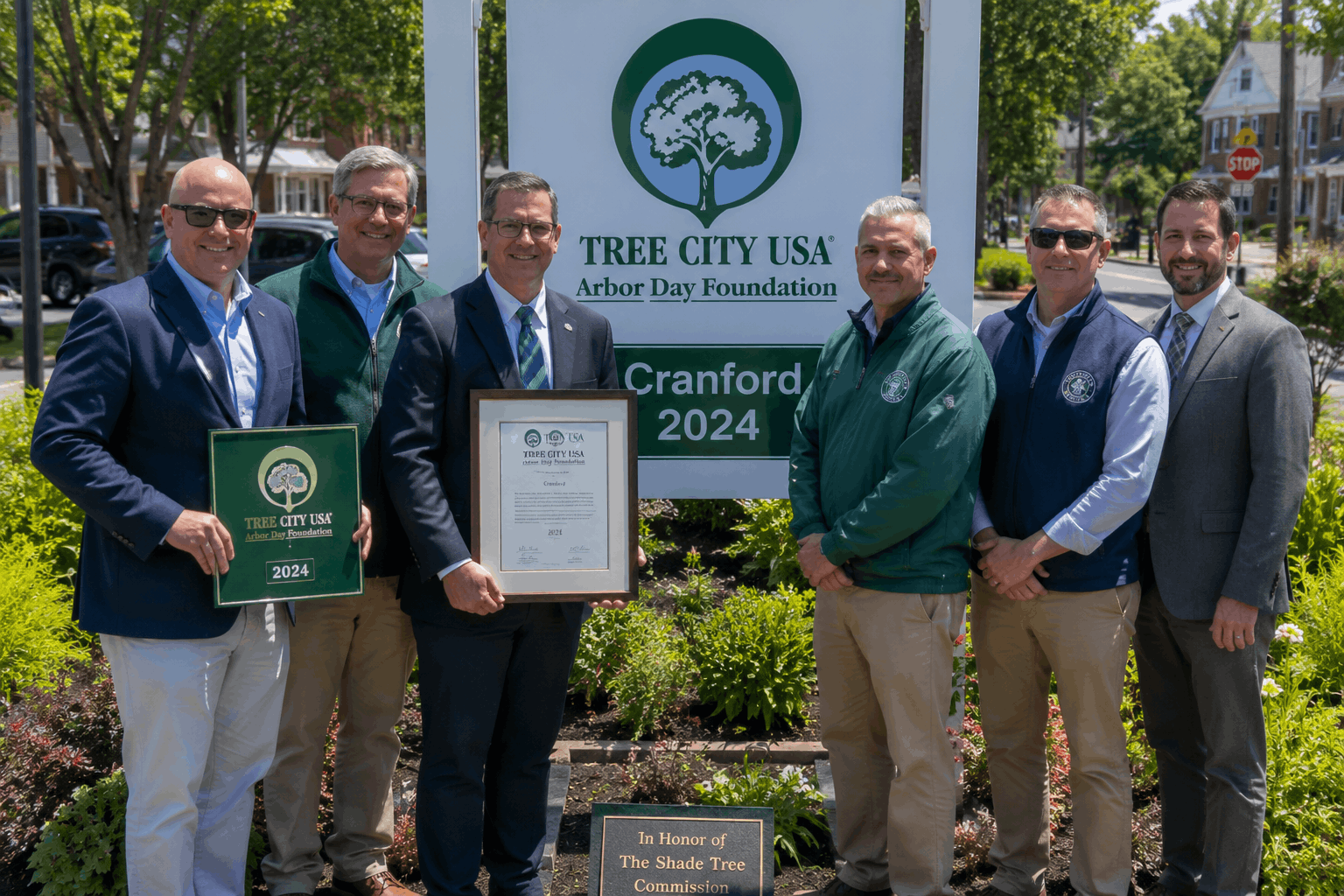 Cranford Earns 2024 Tree City USA Award From Arbor Day Foundation
