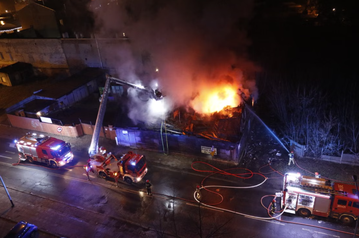 Firefighters Respond to Monday Night Blaze on West Front Street in Plainfield