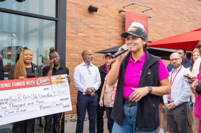 Raising Cane's arrives in Linden with fanfare -- and a boost for student arts