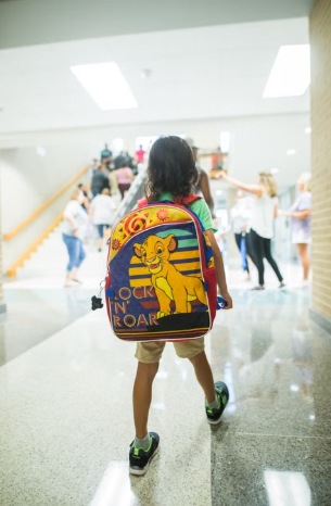 Harding Elementary Walk and Roll to School Day in Kenilworth