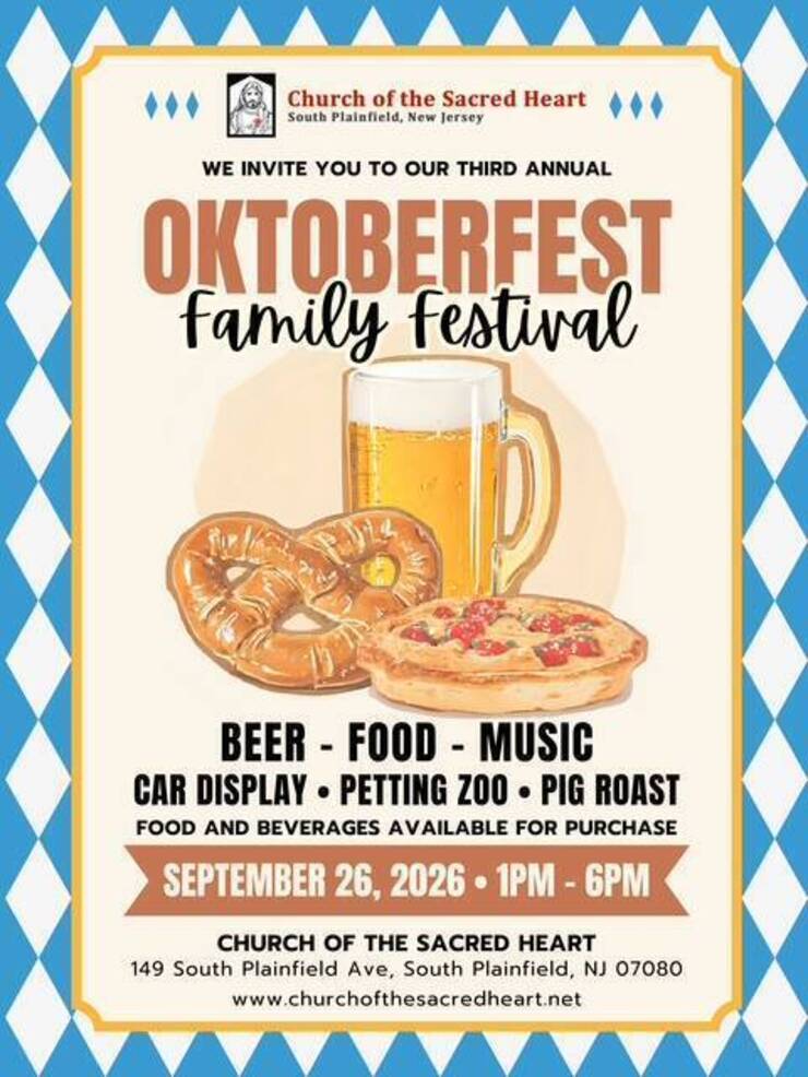 Sacred Heart's Oktoberfest Festival Returns to South Plainfield on Sept. 26
