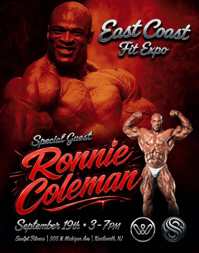 Ronnie Coleman Meet and Greet at Sculpt Fitness Kenilworth