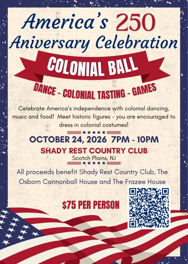 Colonial Ball at Shady Rest in Scotch Plains, NJ