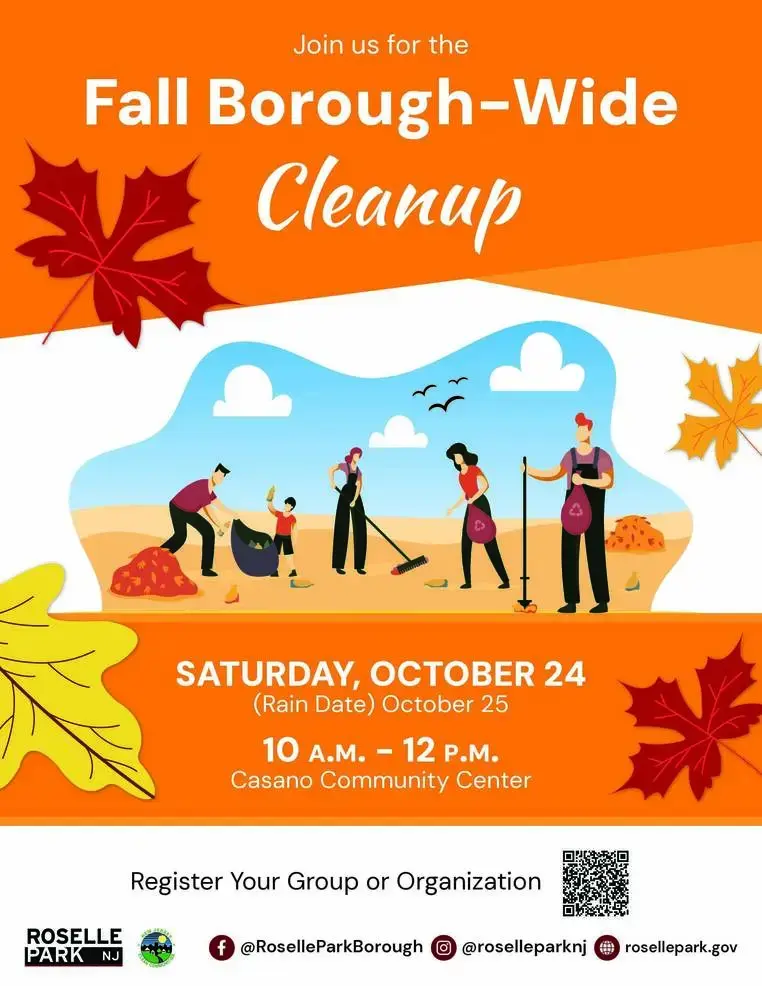 Fall Boroughwide Cleanup in Roselle Park, NJ
