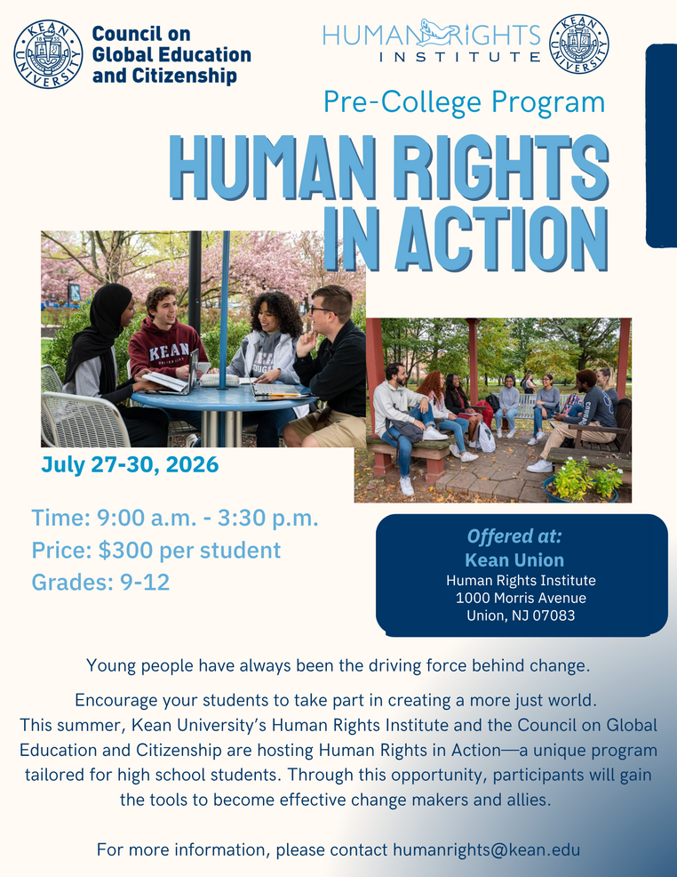 Human Rights in Action in Union, NJ — July 2026
