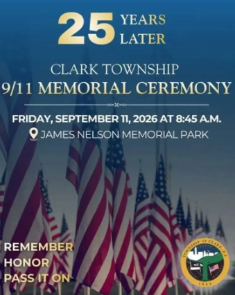 Clark Township September 11th Ceremony for 25th Anniversary