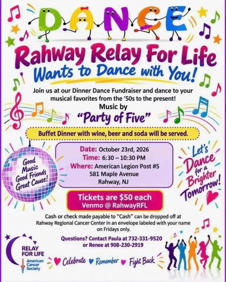 Relay for Life Dinner Dance in Rahway, NJ 