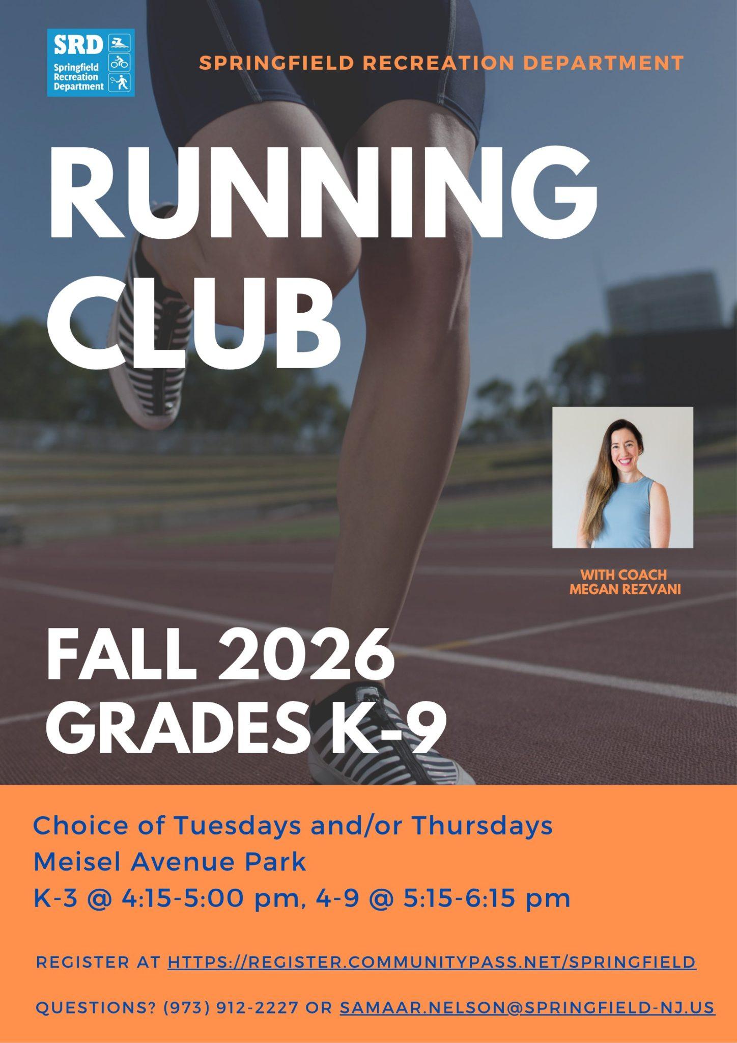 Recreation Department's Running Club