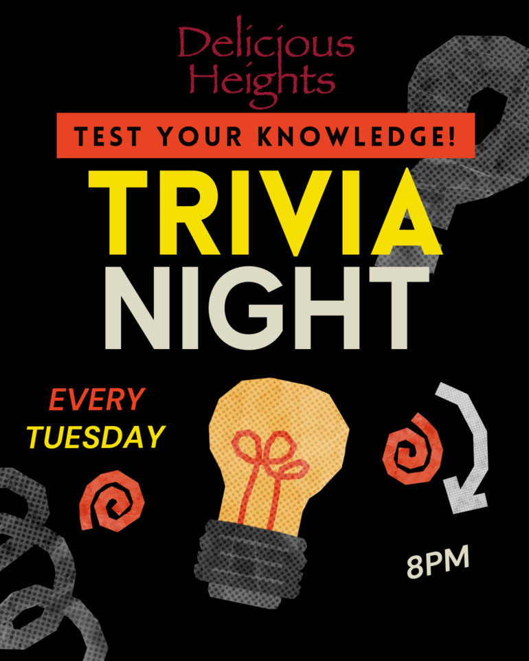 Trivia Night at Delicious Heights Berkeley Heights