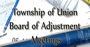 Board of Adjustment Meeting in Union, NJ